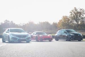 500hp type r vs exige sport vs 280hp gr yaris