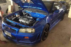 Nissan-Skyline-GT-R-R34-Replica-Based-On-Rover-200 (6)