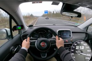 fiat 500x autobahn run