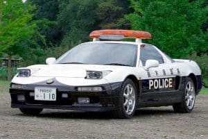honda nsx police car