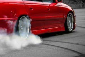 opel omega burnout