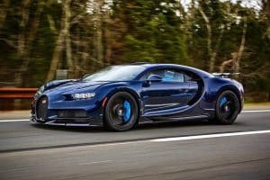 royal blue carbon bugatti chiron
