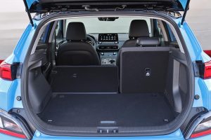 Hyundai Kona Electric 204 hp luggage