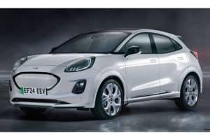 ford puma ev rendering