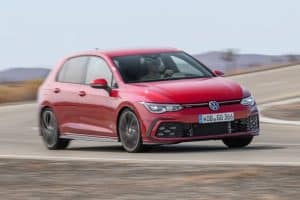 vw golf gti turning