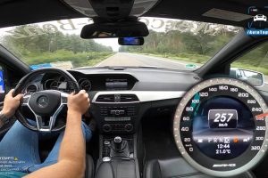 mercedes c63 amg autobahn