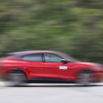 mustang mach e in motion