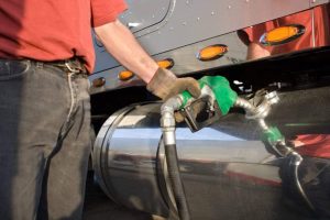 truck gas tank refuelling