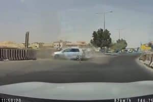 vw golf gti crash