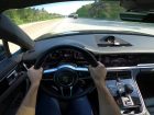 porsche panamera diesel autobahn run