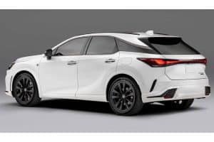 2023-lexus-rx-500h-f-sport-white-rear-angle