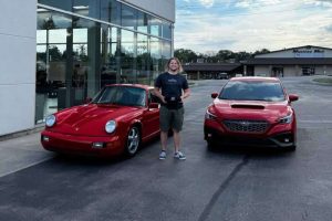 guy trades porsche 964 for subaru wrx