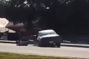 camaro driver falls out of car wildst drift