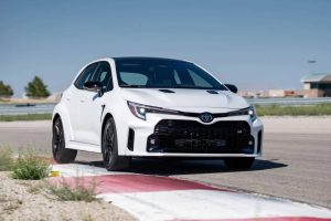 toyota gr corolla track view