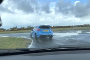 gr yaris vs focus rs in the wet
