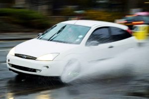 driving in the rain