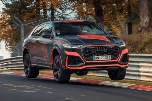audi rs q8 nurburgring jump