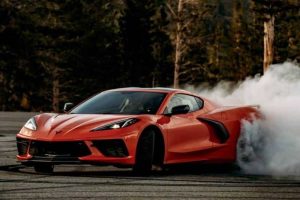 corvette c8 burnout