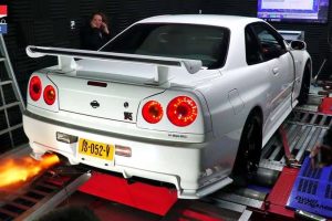 800hp nissan skyline dyno run