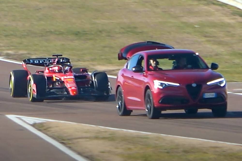 Η Alfa Romeo Stelvio «οδηγεί» τη νέα Ferrari F1 (+video)