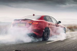 alfa romeo giulia qv burnout