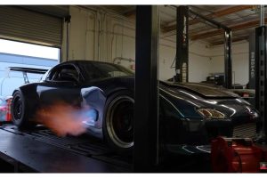 4rotor mazda rx-7 dyno