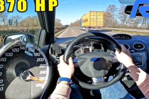 ford focus rs mk2 autobahn run
