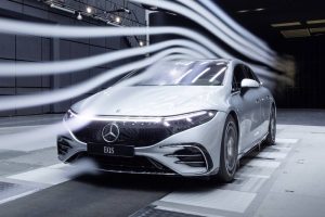 mercedes eqs wind tunnel