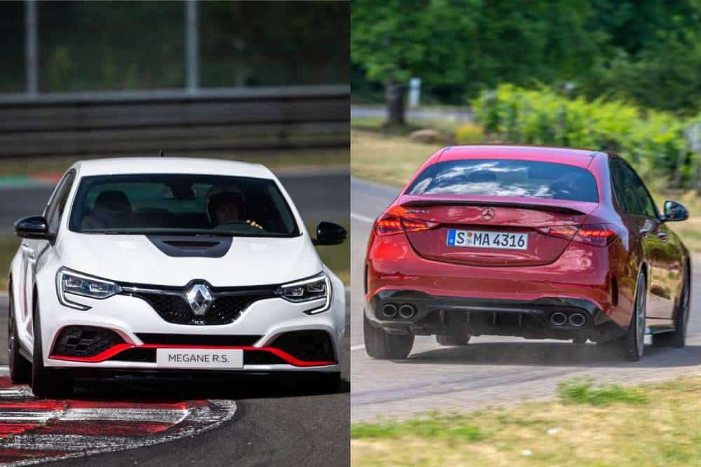 Το Megane RS Trophy-R ρίχνει στη νέα Mercedes-AMG C43 (+video)