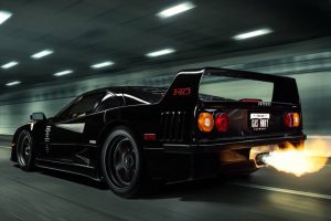 ferrari f40 backfire