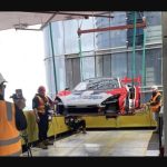 mclaren senna craned into penthouse 05