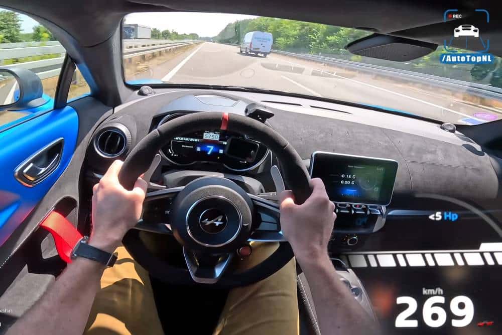 «Σαΐτα» η κορυφαία Alpine A110 στην autobahn (+video)