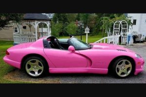 pink dodge viper