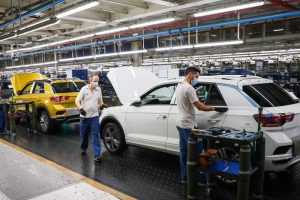 vw t-roc assembly line