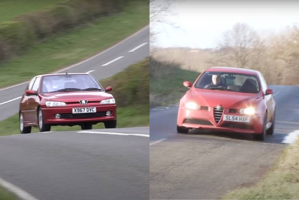 Γαλλία vs Ιταλία: Peugeot 306 GTi ή Alfa 147 GTA; (+video)