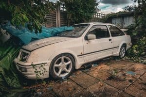abandoned ford sierra cosworth