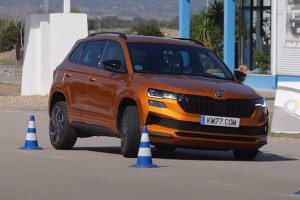 skoda karoq moose test