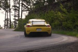 porche cayman gt4 rs mountain pass