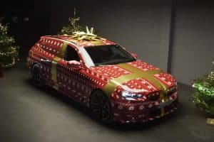 bmw m5 touring christmas teaser
