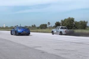 stock-nissan-gt-r-drag-races-modified-isuzu-d-max-