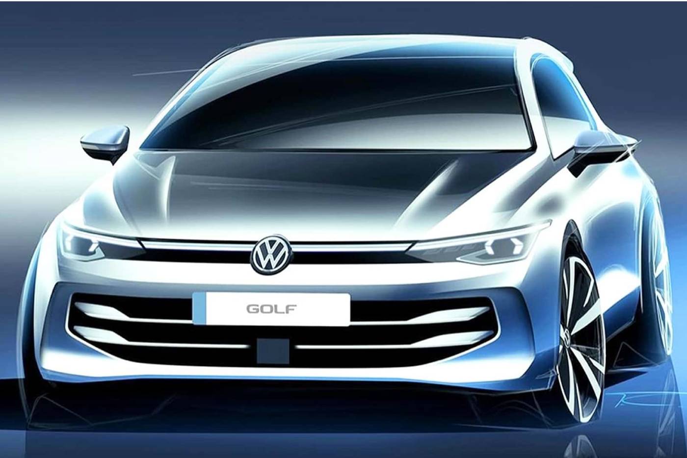 Τα σκίτσα της VW μας δείχνουν το νέο Golf