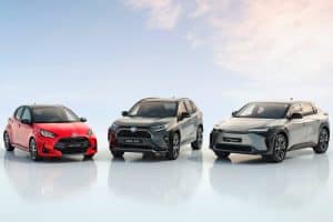 yaris vs rav4 vs bz4x