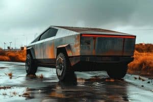 tesla cybertruck rust