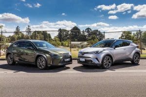 toyota c-hr vs lexus ux
