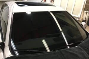 tinted windshield