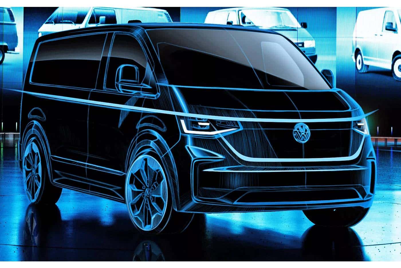 Νέο VW Transporter με look ID. Buzz και βάση Transit