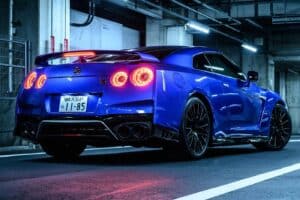 nissan gt-r by night