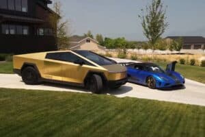 cybertruck vs koenigsegg