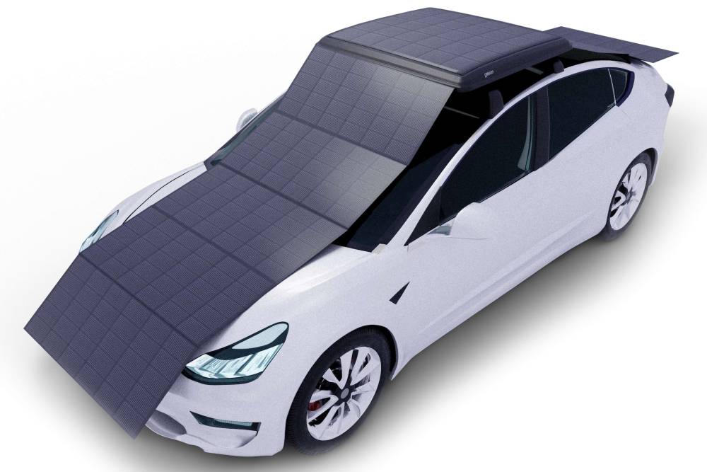 Φωτοβολταϊκή κουκούλα φορτίζει τη μπαταρία!