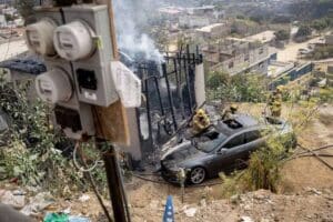 tesla burns down house 02